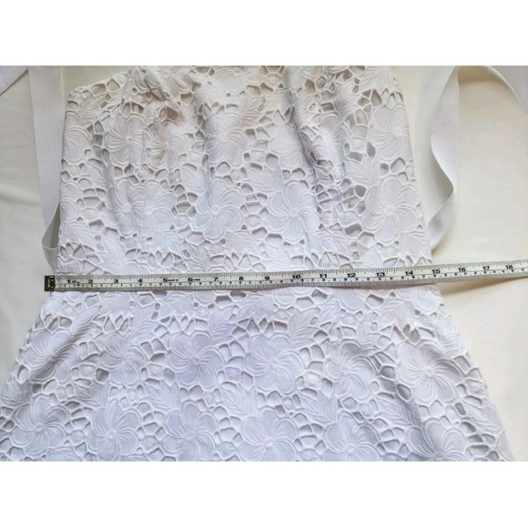 Lilly Pulitzer 10 NWT  Vintage White Kentucky Eyelet Sienna Dress orig $258 - Picture 5 of 7